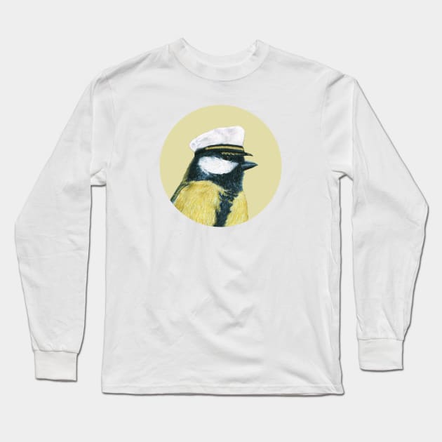 Great tit Long Sleeve T-Shirt by Mikhail Vedernikov